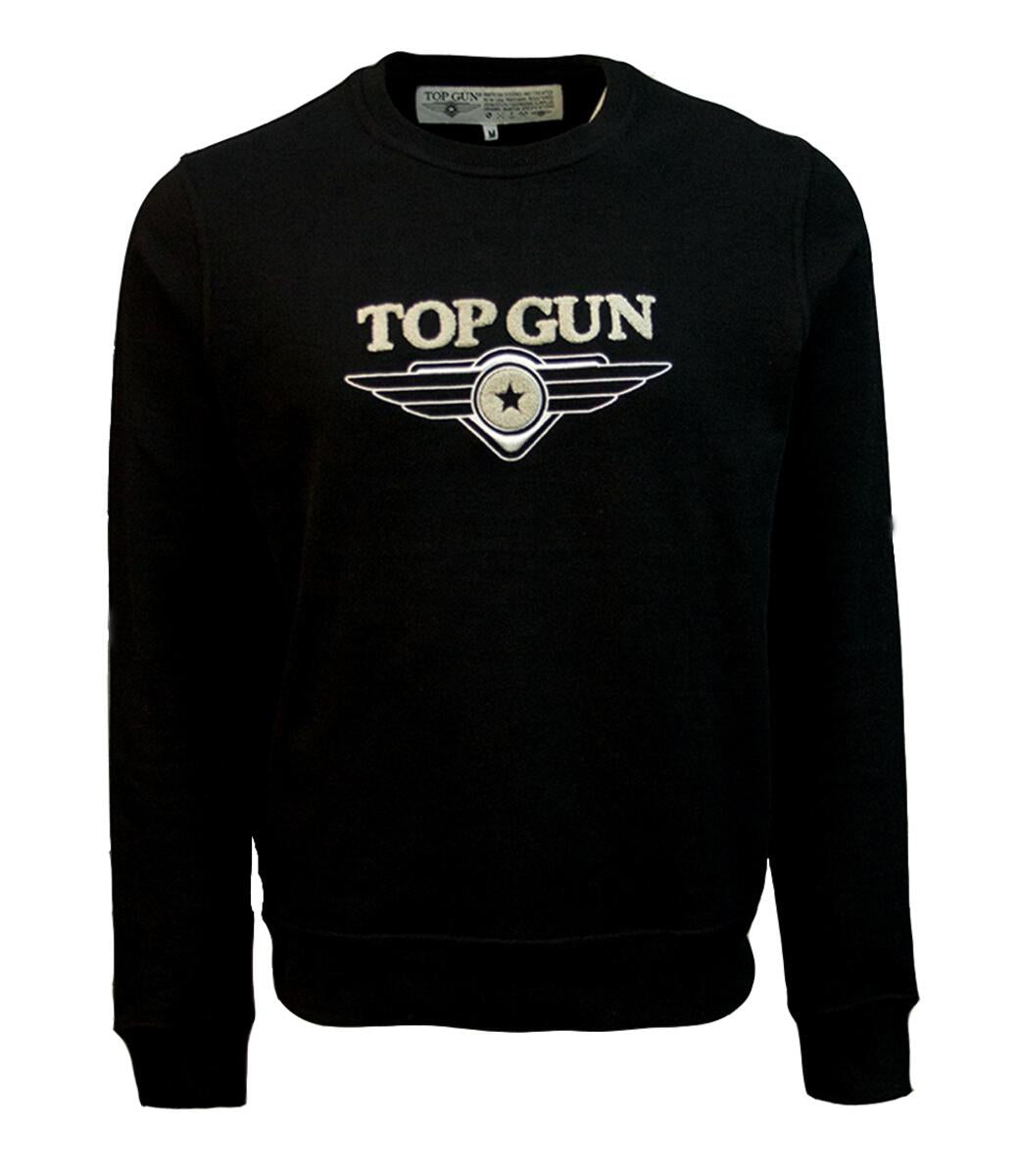 Top Gun Chenille Logo Sweatshirt Black