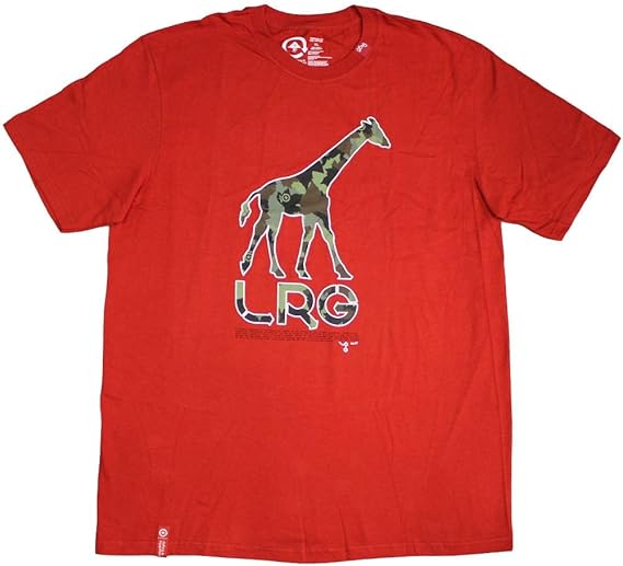 LRG Core Collection Giraffe T-Shirt Red