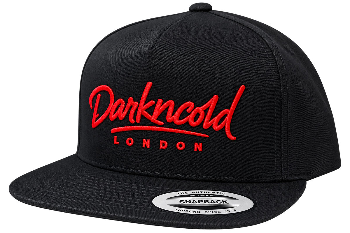Darkncold Signature Snapback Cap Black