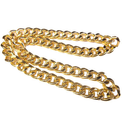 Gold Plated XL Miami Cuban Chain 20mm x 34 inches Hollow Links High Quality