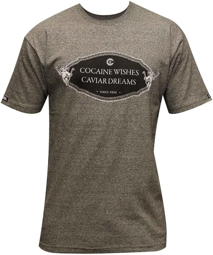 Crooks & Castles Rich And Shameless T-Shirt Speckle Black