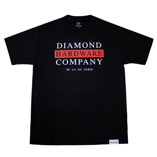 Diamond Supply Co Hardware Stack T-shirt Black