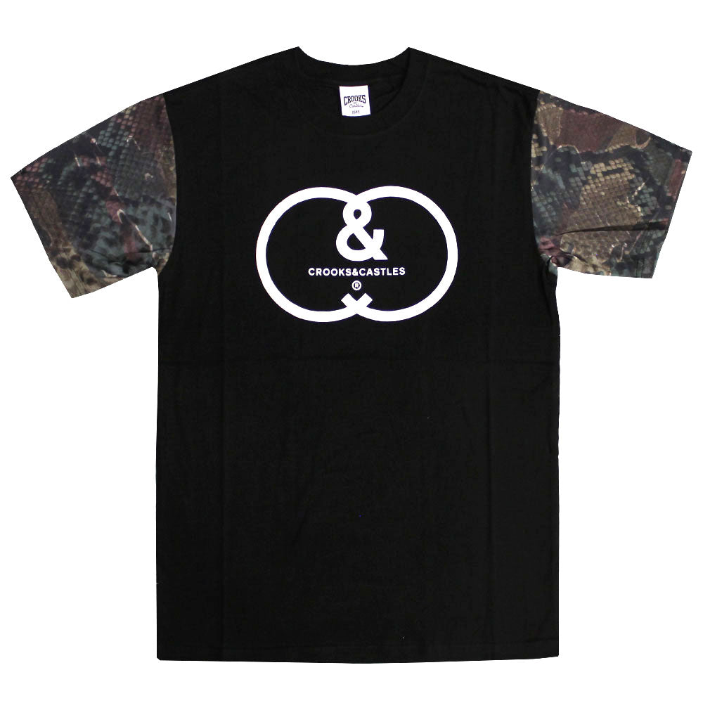 Crooks & Castles Verminum Crew T-Shirt Black Multi