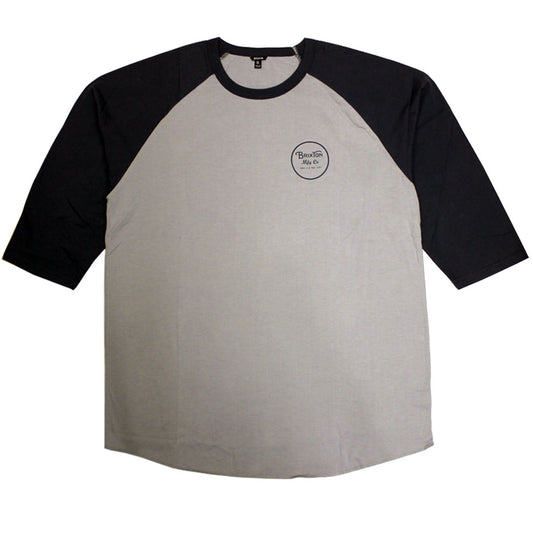 Brixton Wheeler 3/4 Sleeve Baseball T-Shirt Navy