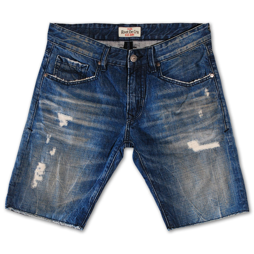 Rivet De Cru Crown Blue Denim Shorts