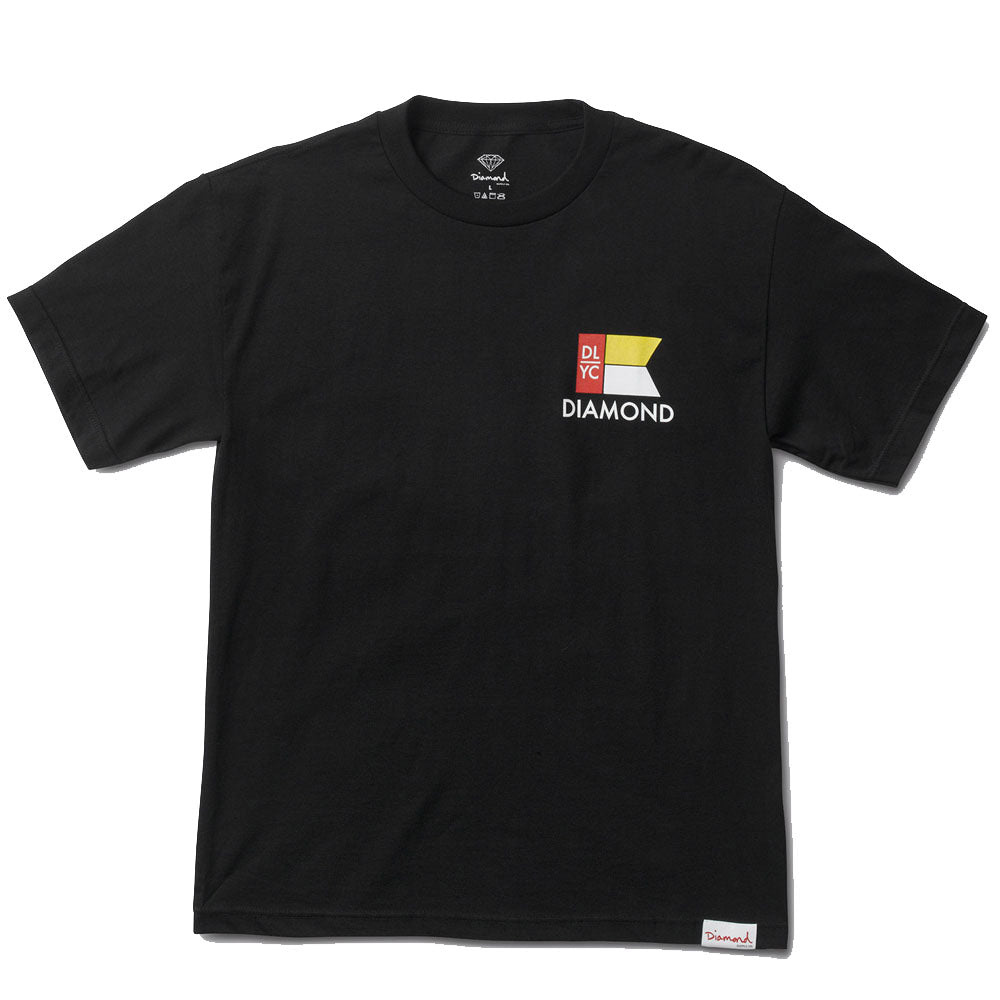 Diamond Supply Co Yacht Flag T-shirt Black