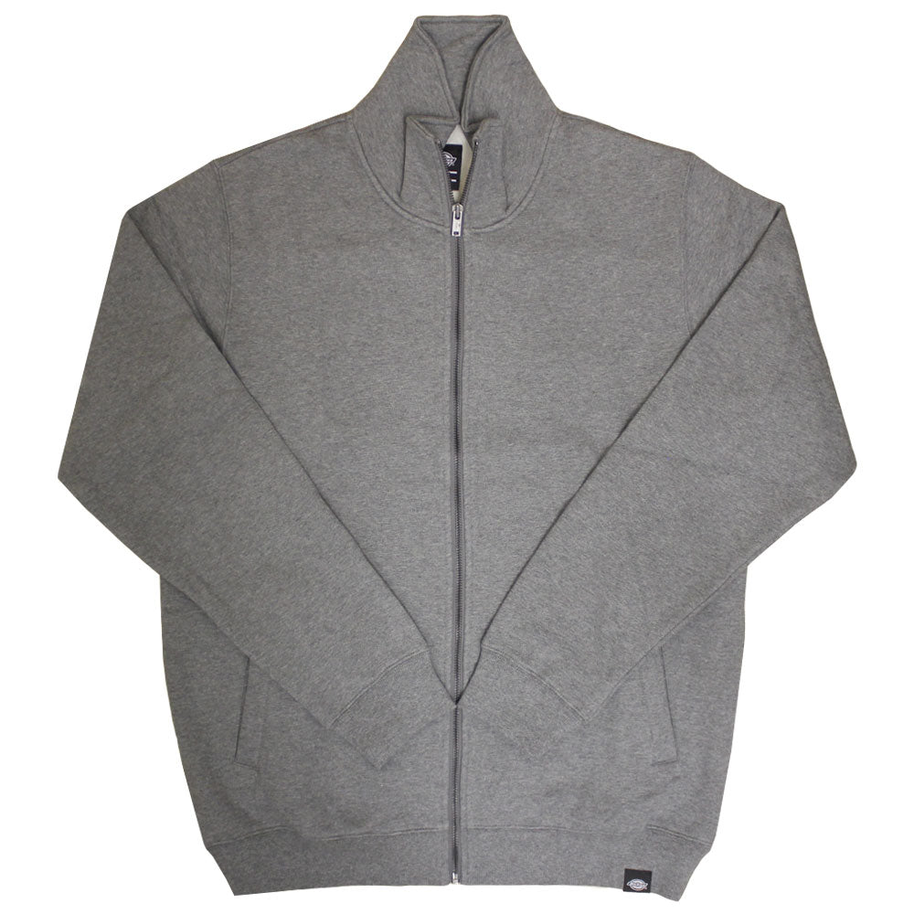 Dickies Mikana Zip Up Sweatshirt Dark Grey Mel