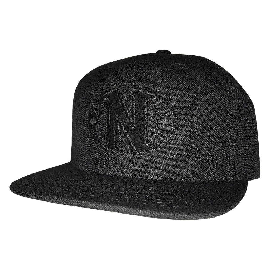 Darkncold Deluxe Egg Logo Snapback Cap Black