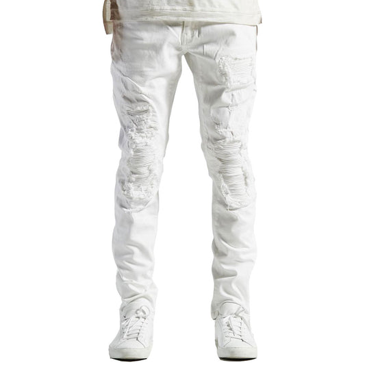 Embellish Becky Denim Jeans in White