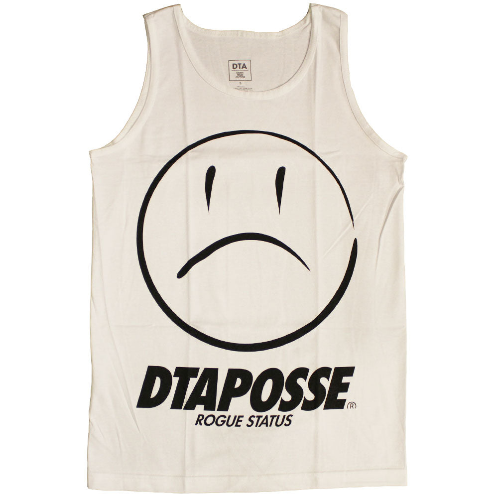 DTA MS Shot Men's Tank Top White Black