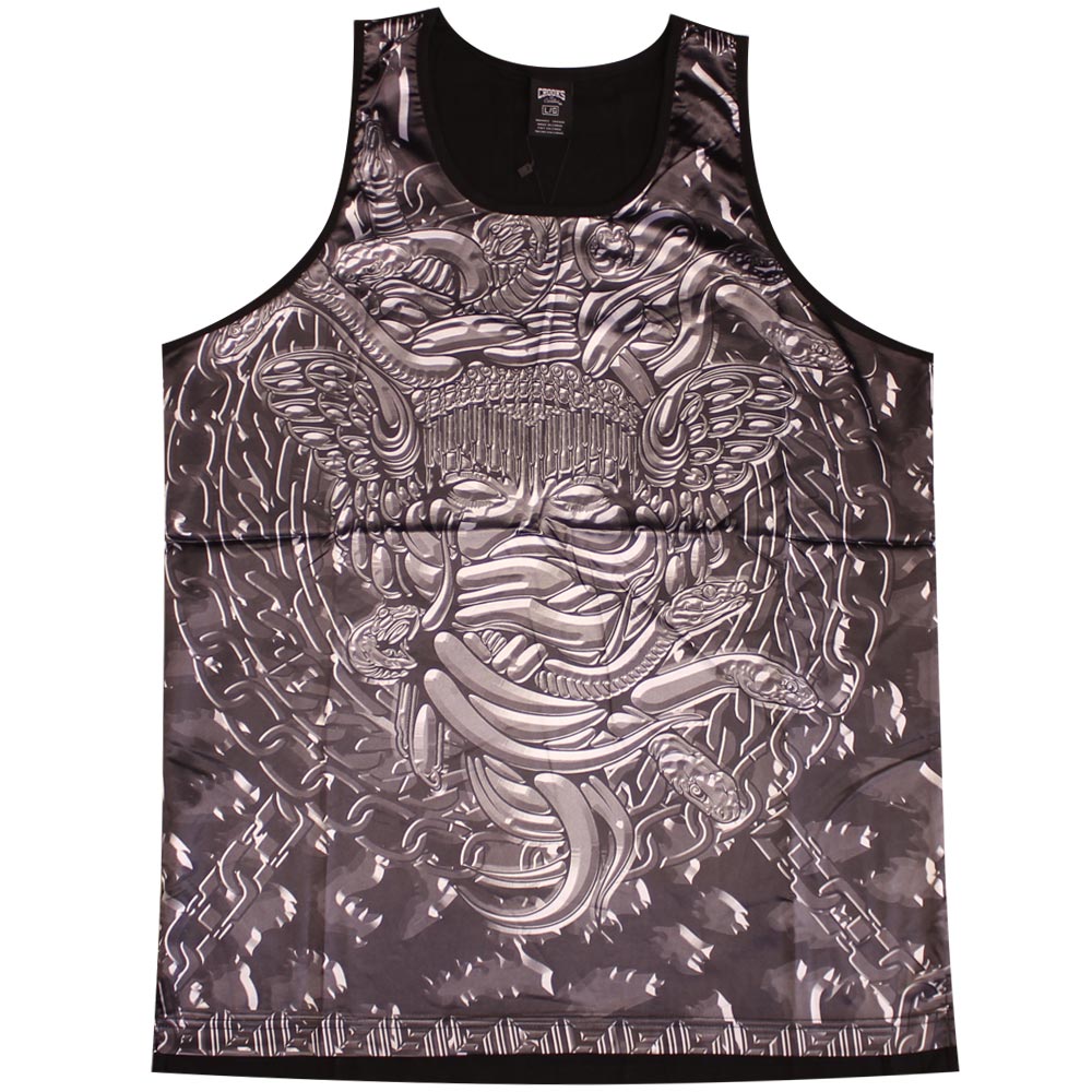 Crooks Castles Throne Tank Top Black Everythinghiphop Everythinghiphop Streetwear Clothing