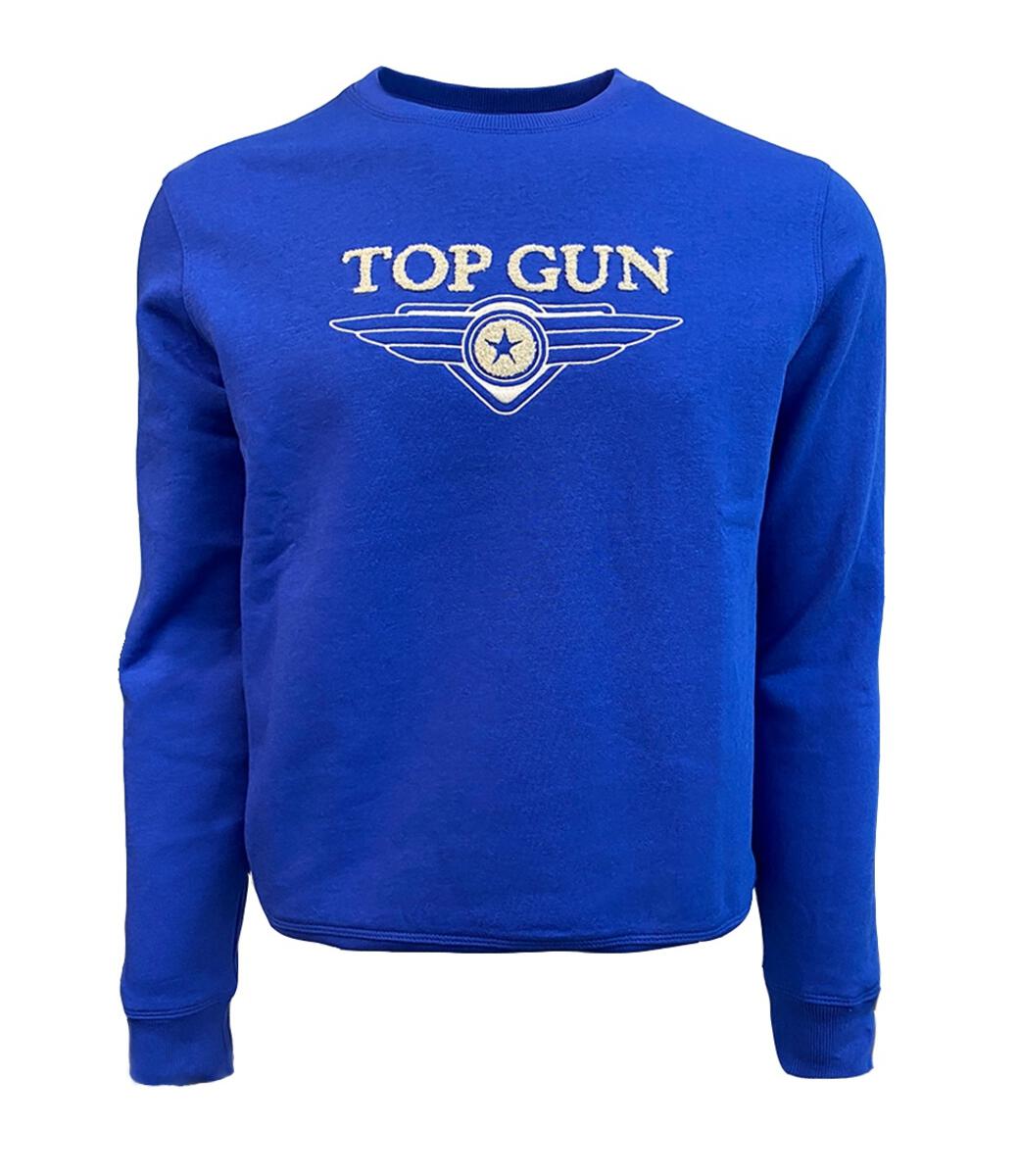 Top Gun Chenille Logo Sweatshirt Royal Blue