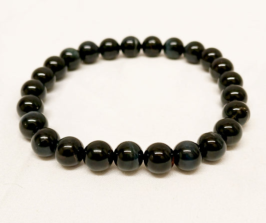 Onyx Stretch Bracelet, 8mm beads
