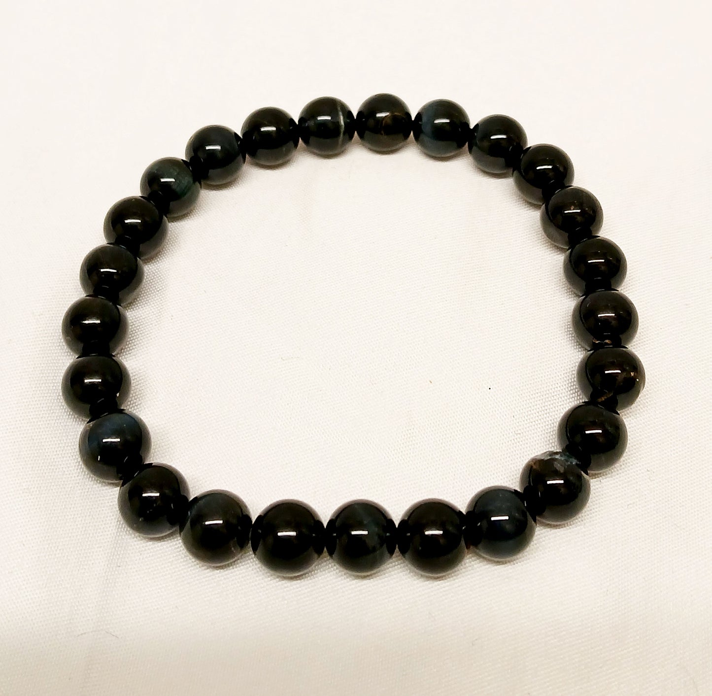 Onyx Stretch Bracelet, 8mm beads