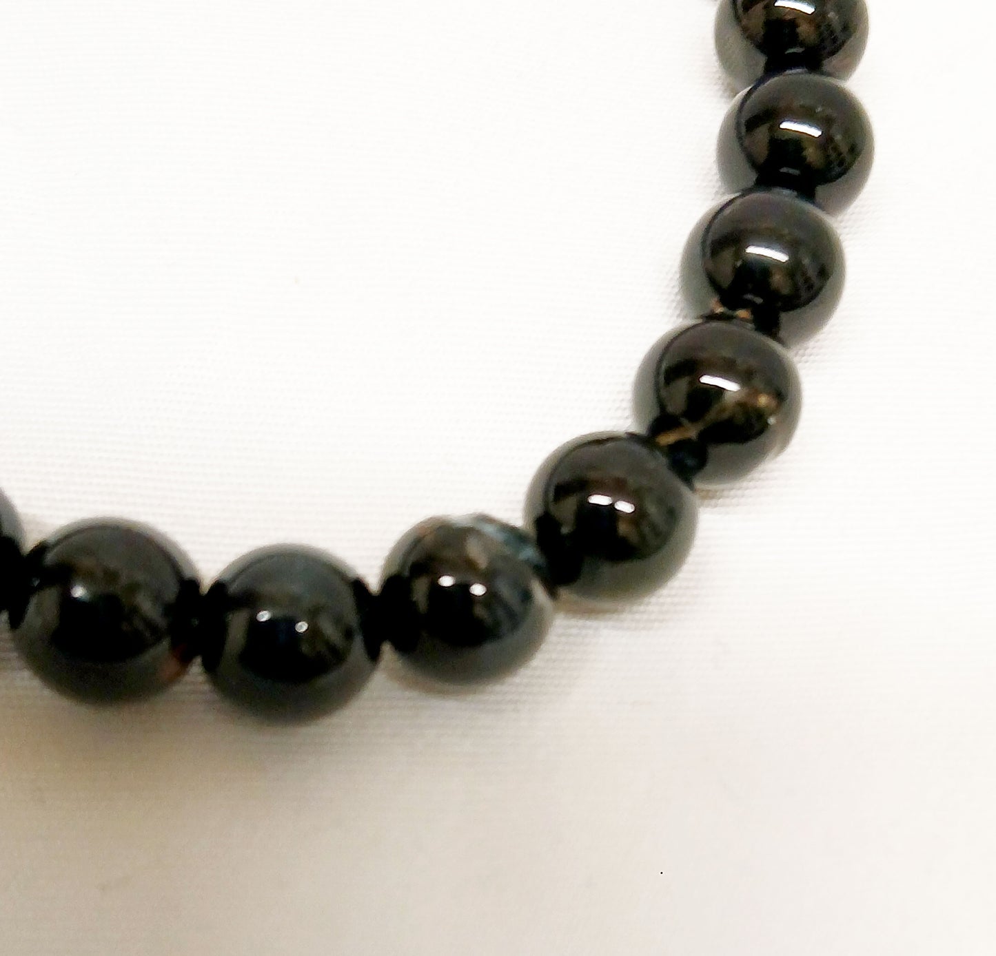 Onyx Stretch Bracelet, 8mm beads