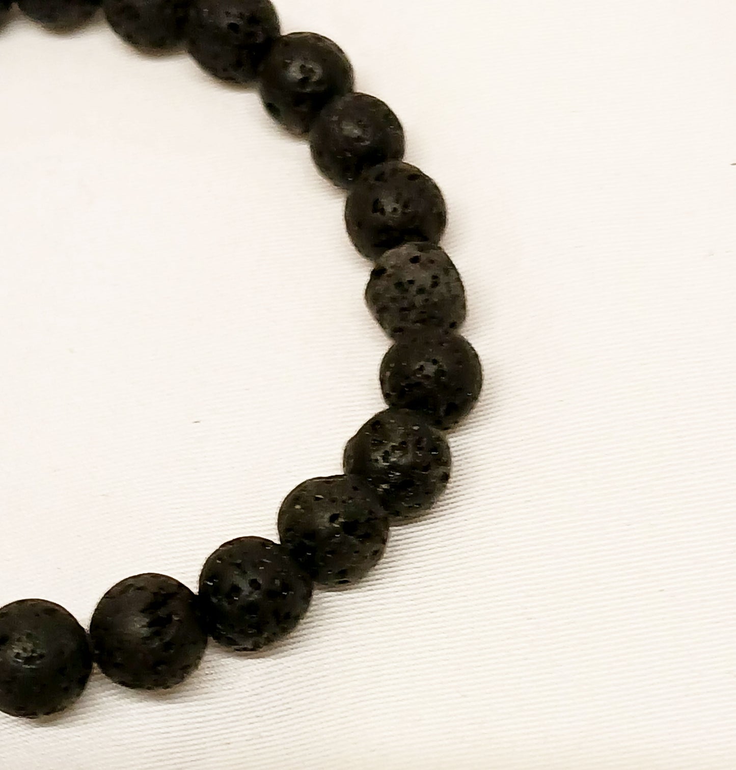 Lavastone Stretch Beaded Bracelet, 8mm beads