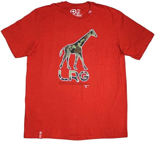 LRG Core Collection Giraffe T-Shirt Red