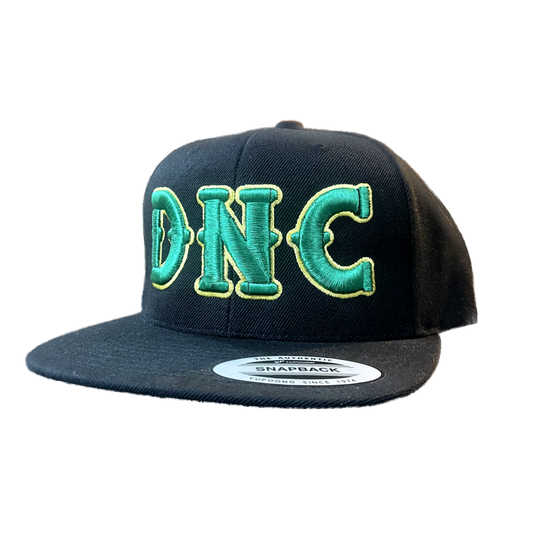 Dark n Cold - DNC Snapback Baseball Cap Black Green