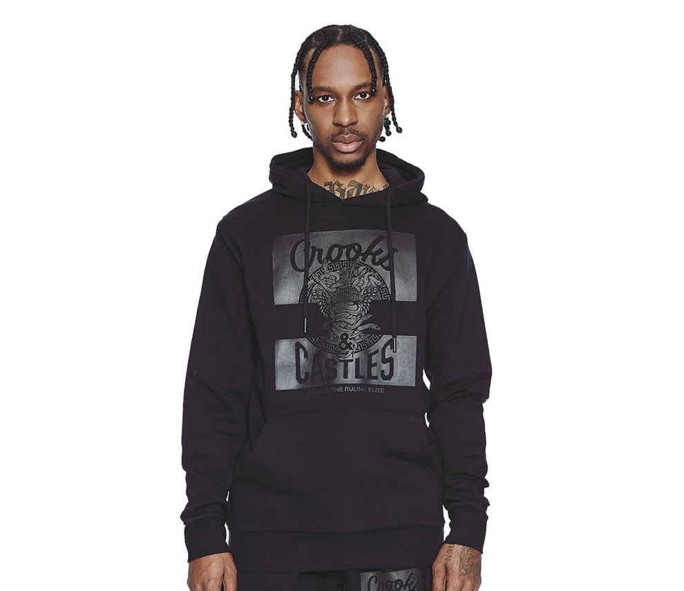 Crooks & Castles Mad Klepto Hoodie Black, Black