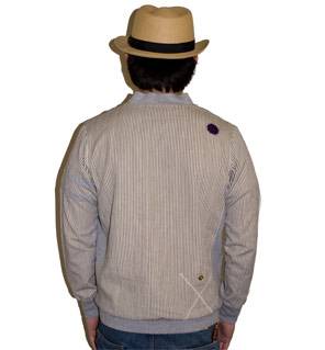 Sabit Nyc Cardigan Grey and Cream