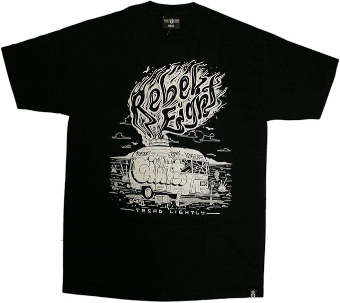 Rebel8 Tread Lightly Tee Men's T-Shirt Black