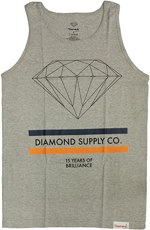Diamond Supply Co 15 Years of Brilliance Tank Top Heather