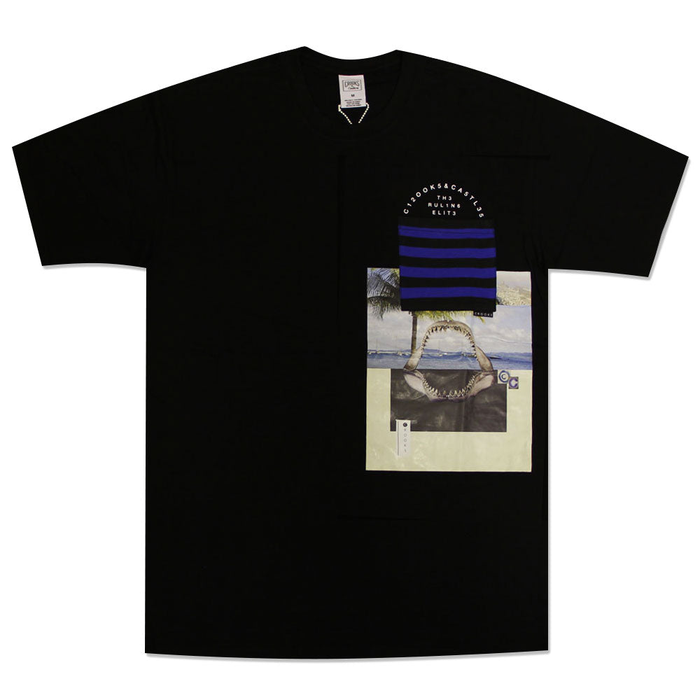 Crooks & Castles Merz Pocket T-Shirt Black