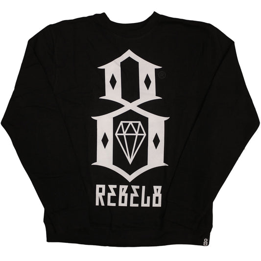 Rebel8 Logo Sweatshirt Black