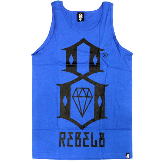Rebel8 Logo Tank Top Royal