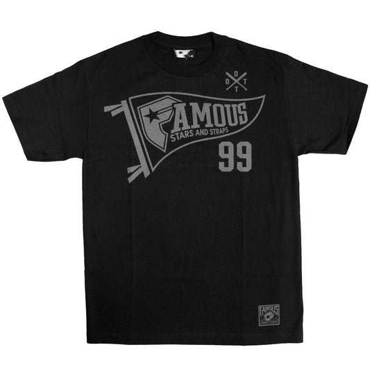 Famous Stars and Straps 99 Pendant T-Shirt Black Grey