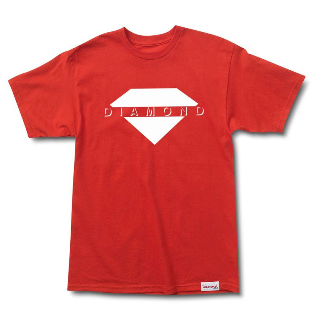 Diamond Supply Co Viewpoint T-shirt Red