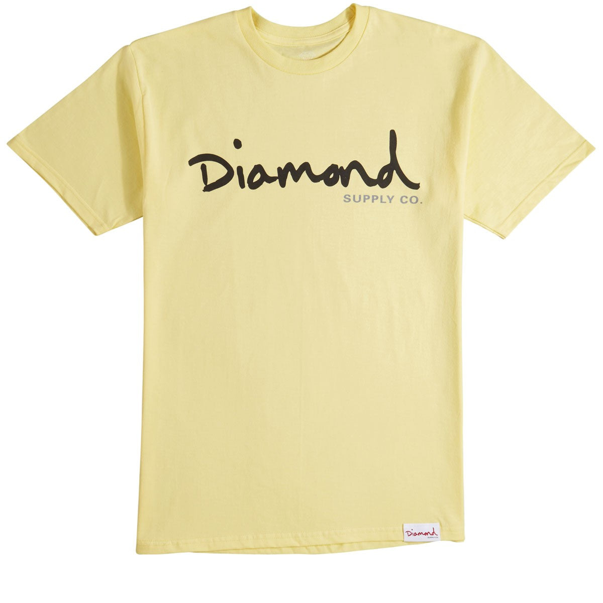 Diamond Supply Co Og Script T-shirt Yellow