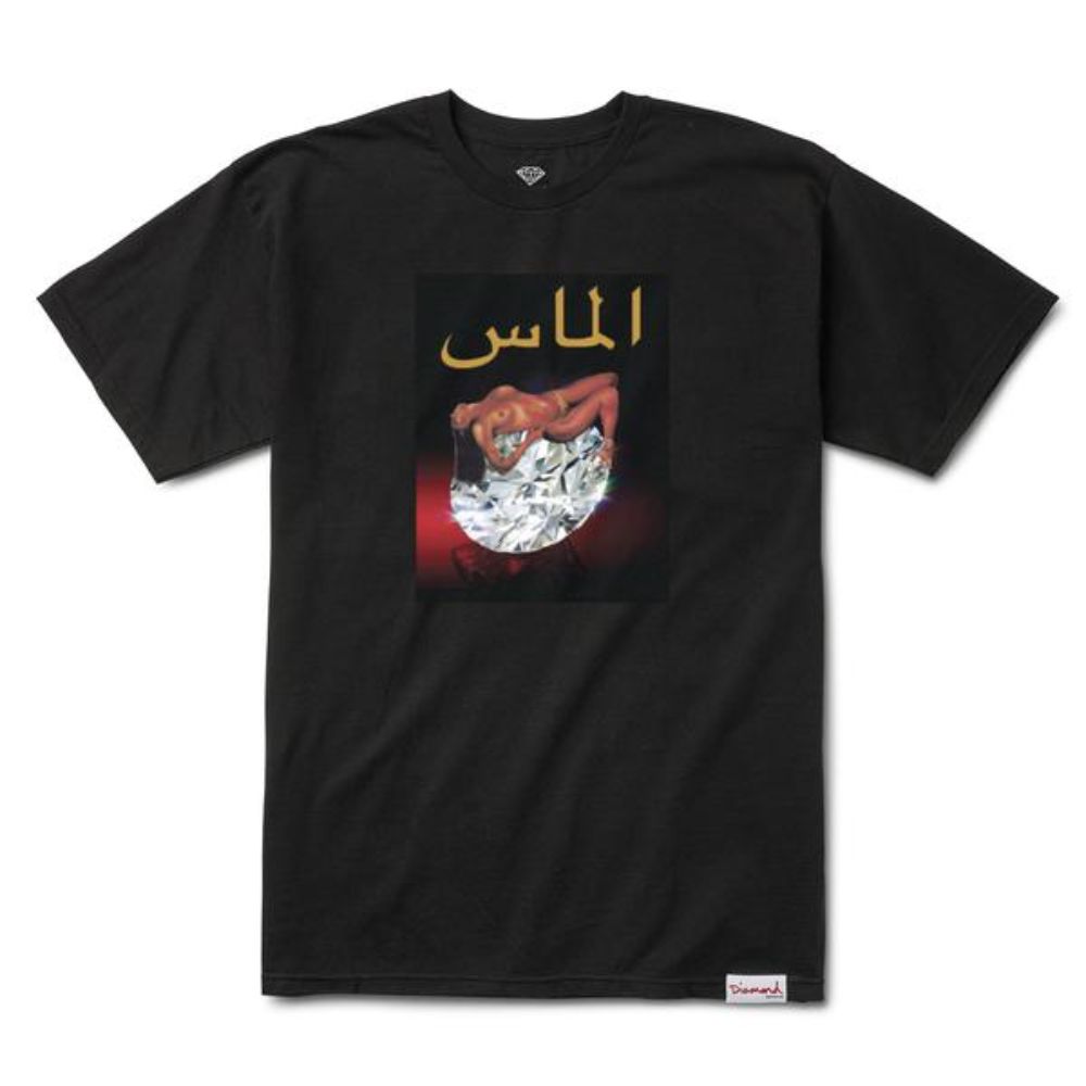 Diamond Supply Co Arabic Lady S/S T-shirt Black