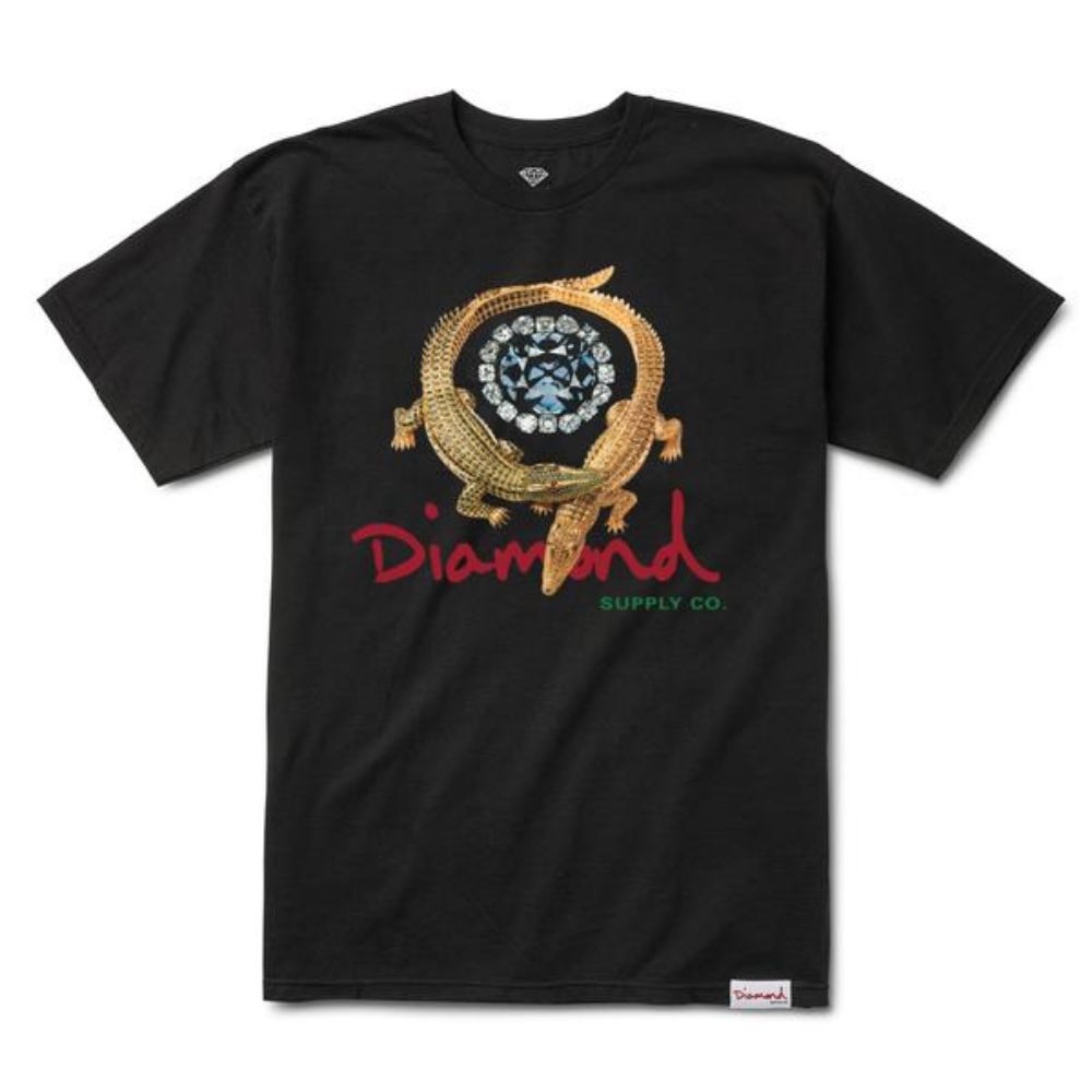 Diamond Supply Co Alligator S/S T-shirt Black