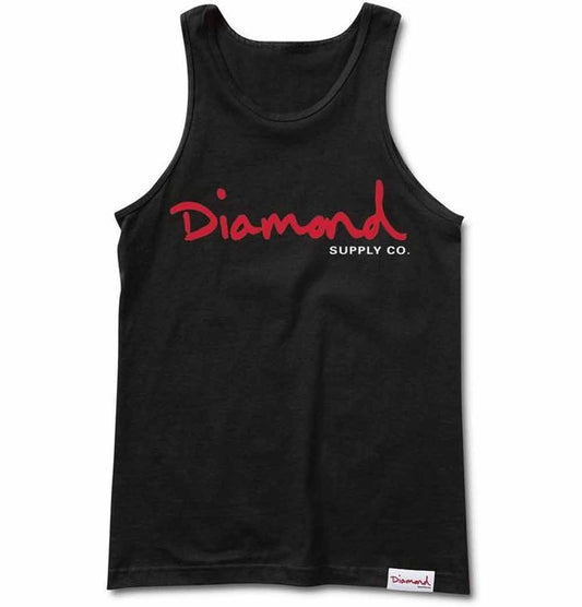 Diamond Supply Co Og Script Tank Black