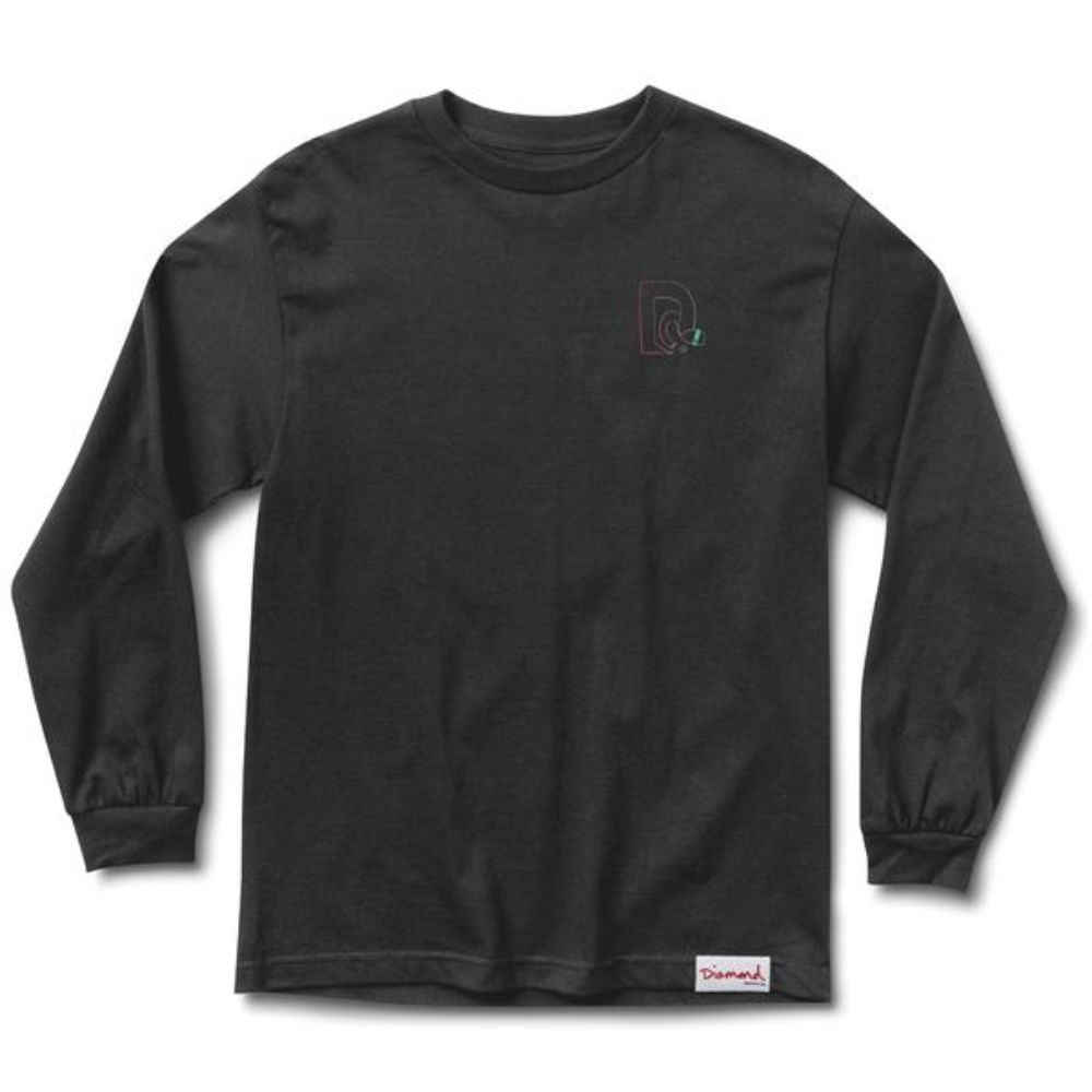 Diamond Supply Co Bandit L/S T-shirt Black