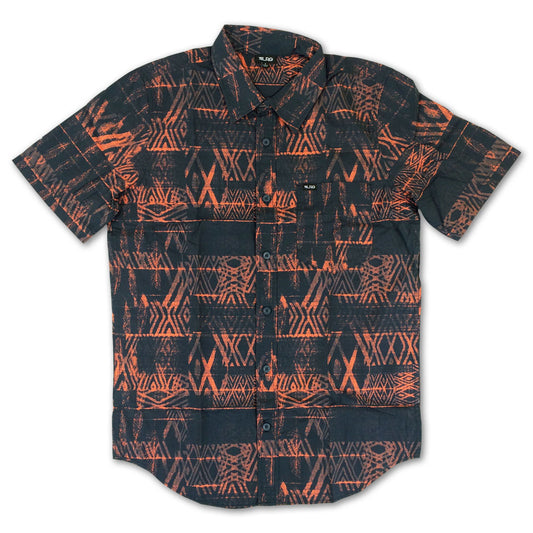 Lrg Sepik Short Sleeve Woven Shirt Navy