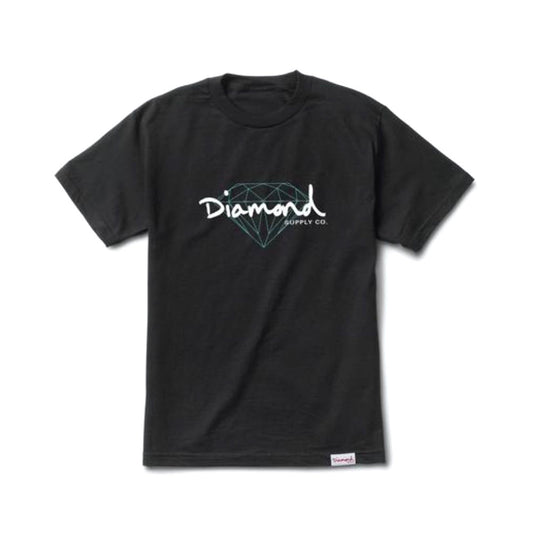 Diamond Supply Co Brilliant Script T-shirt Black