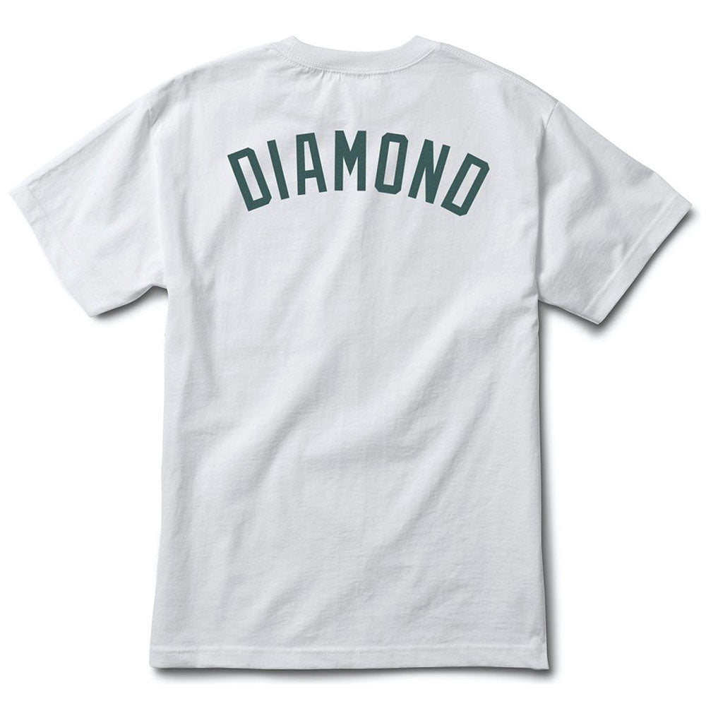 Diamond Supply Co Un Polo T-shirt White Blue