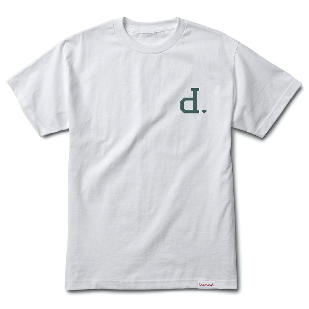 Diamond Supply Co Un Polo T-shirt White Blue