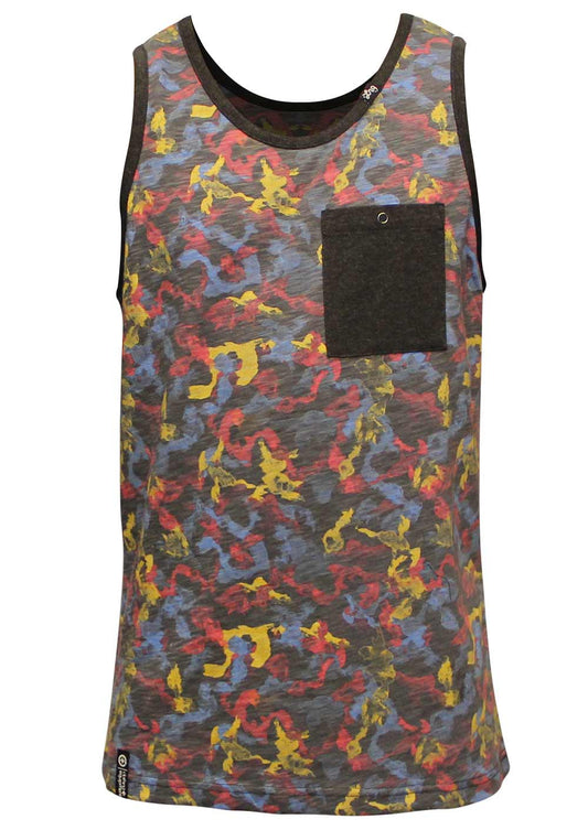 Lrg Tree 47 Tank Top Black Camouflage