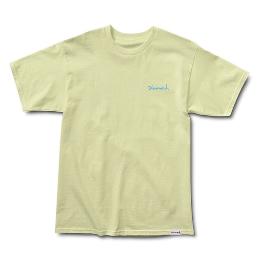 Diamond Supply Co Mini Og Script T-shirt Yellow