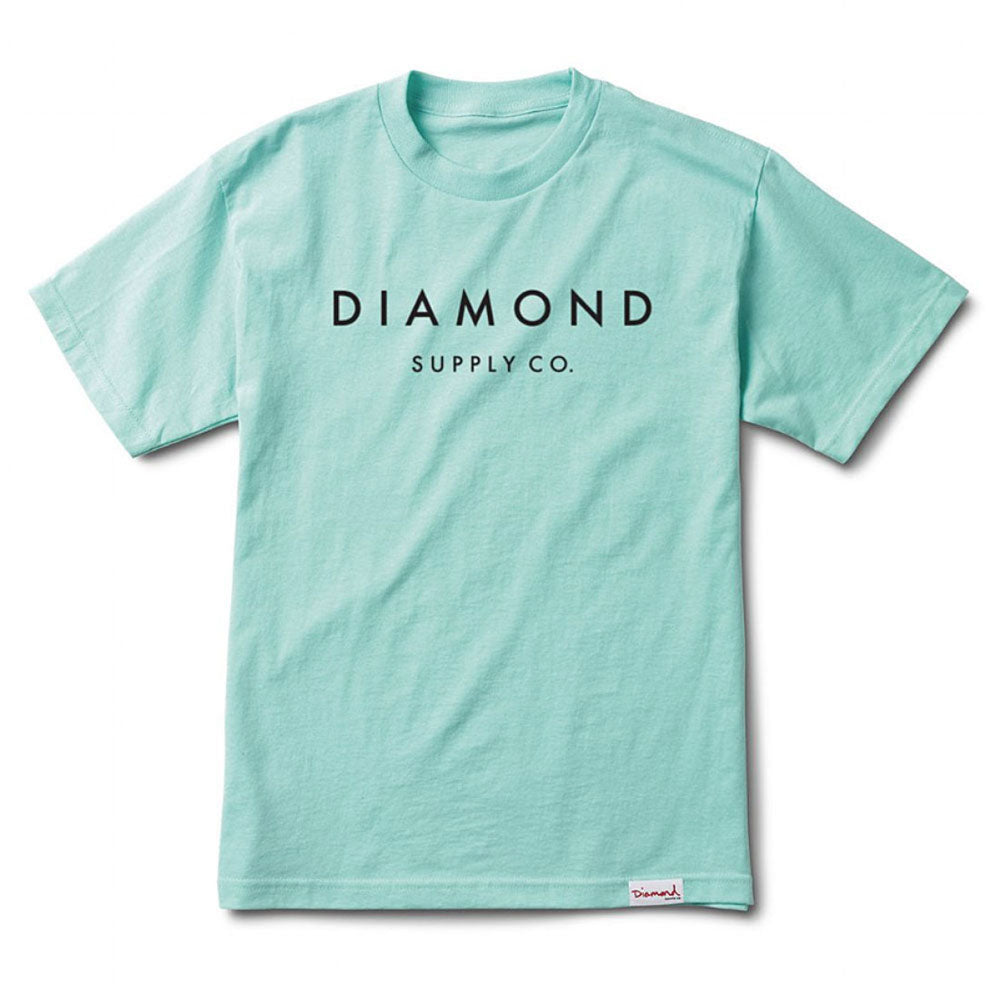 Diamond Supply Co Stone Cut T-shirt Diamond Blue