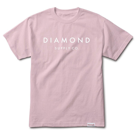 Diamond Supply Co Stone Cut T-shirt Pink