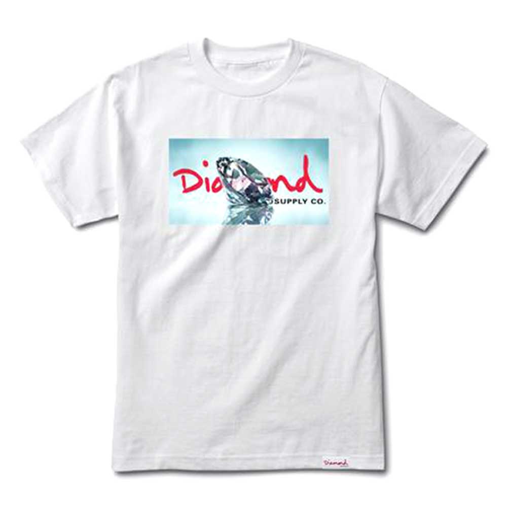 Diamond Supply Co Transparent T-shirt White
