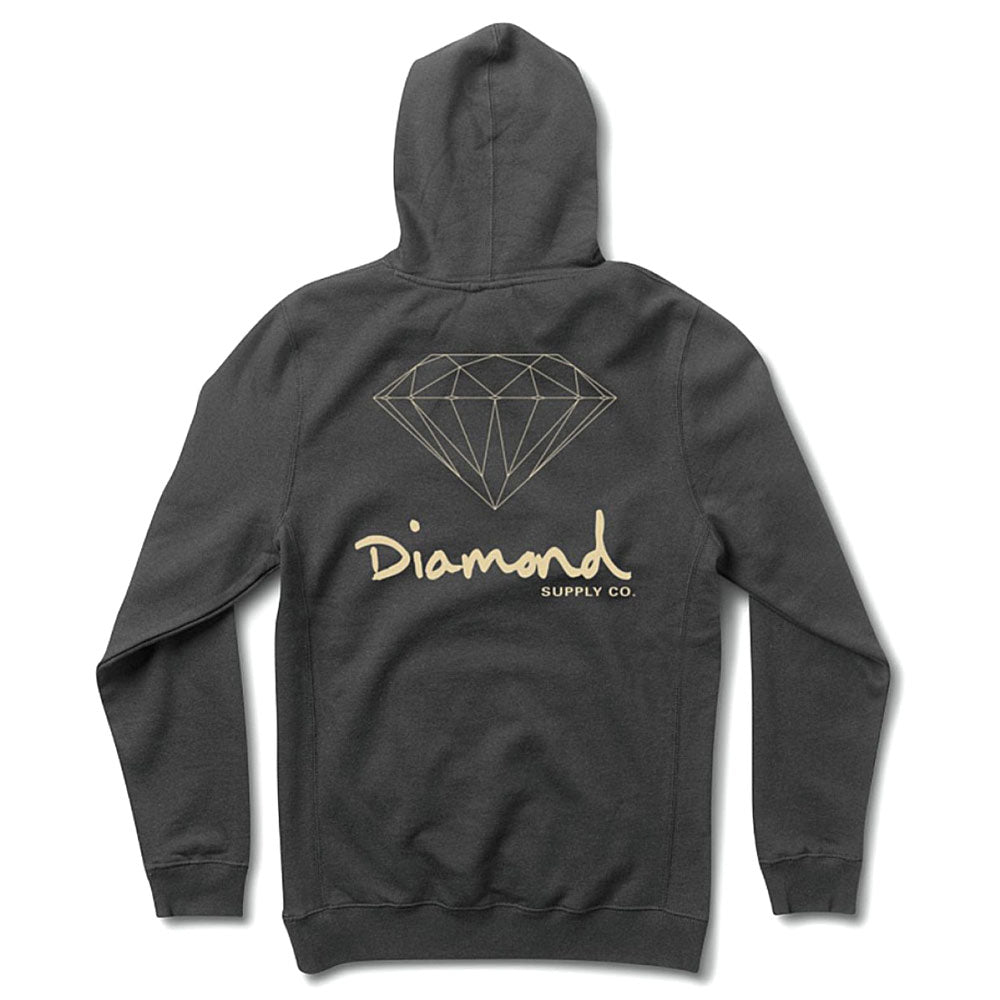 Diamond Supply Co OG Sign Hoodie Navy