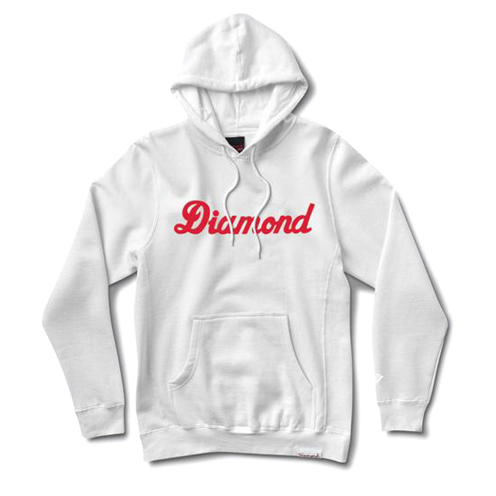 Diamond Supply Co City Script Pullover Hoodie White