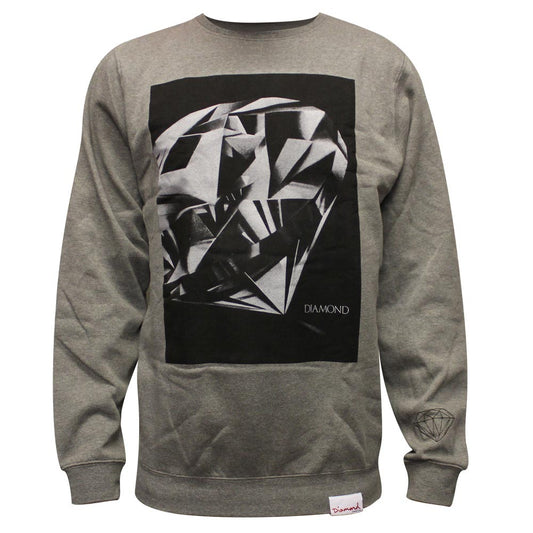 Diamond Supply Co Diamond Cut Sweatshirt Grey