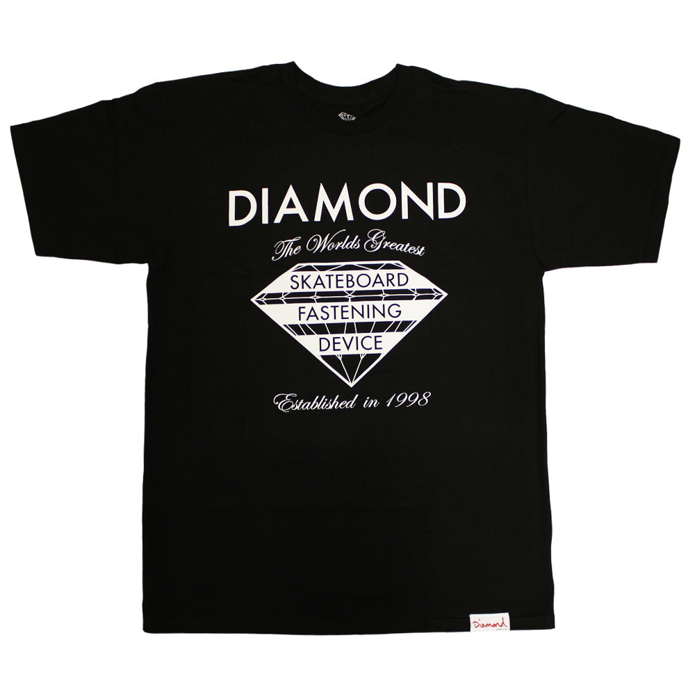 Diamond Supply Co Fastening Device T-Shirt Black