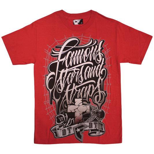 Famous Stars and Straps Widows Nest T-shirt Red